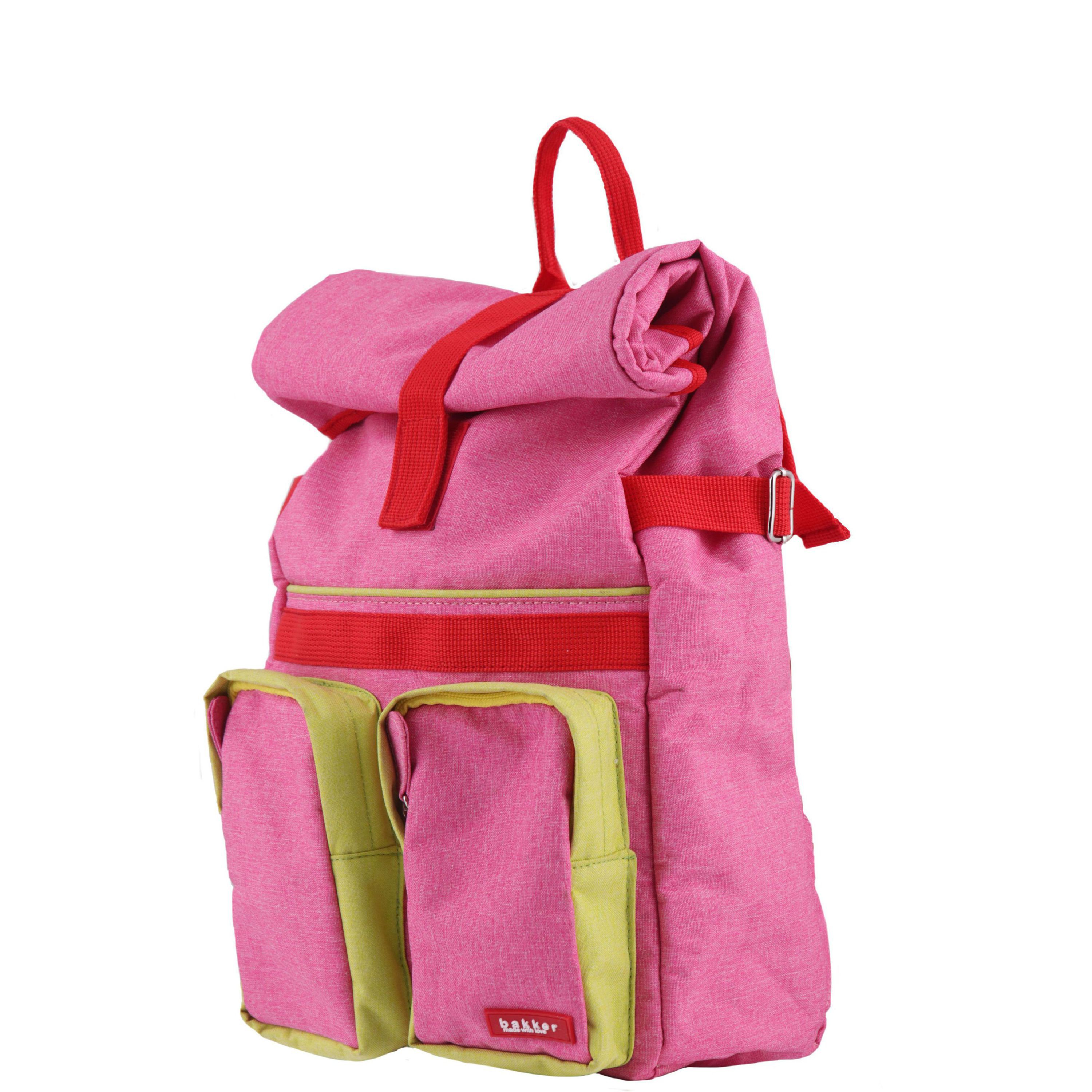 small pink backpacks