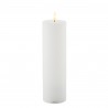 Super White Outdoor Candle Diam 23 x 15 cm