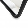 Rectangular HUB mirror with rubber frame