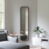 Rectangular HUB mirror with rubber frame