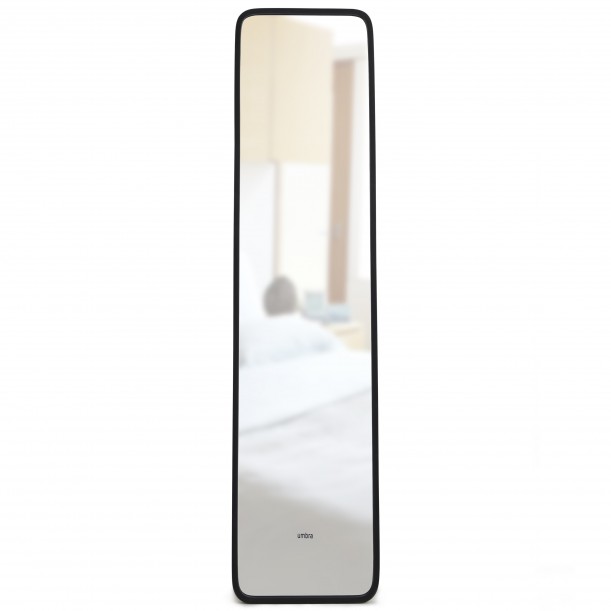 Rectangular HUB mirror with rubber frame