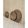 Miroir Mural Circum Teinté Noir Small Rond Diam 50 cm AYTM