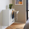 Wall-mounted laundry basket