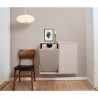 Wall-mounted laundry basket