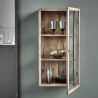 Vitrine en bois h 80 cm