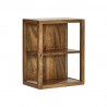 Vitrine en bois h 51 cm