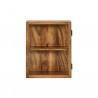 Vitrine en bois h 51 cm