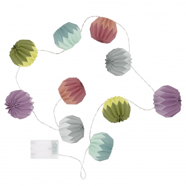 Paper light garland