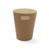 Waste Can Woodrow Black Wood Diam 23 X H 28 cm 7,5 L Umbra