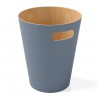 Waste Can Woodrow Black Wood Diam 23 X H 28 cm 7,5 L Umbra