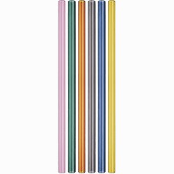 Glass straws set of 6