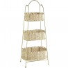 Standing basket rack