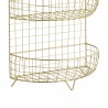 Standing rack shelf in wire