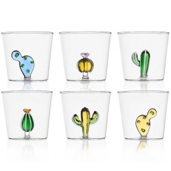 Verres Cactus lot de 6