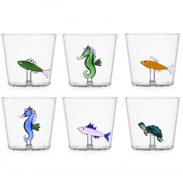 Cactus Glasses set of 6