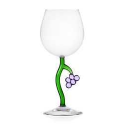 Stemmed Glass White Flower