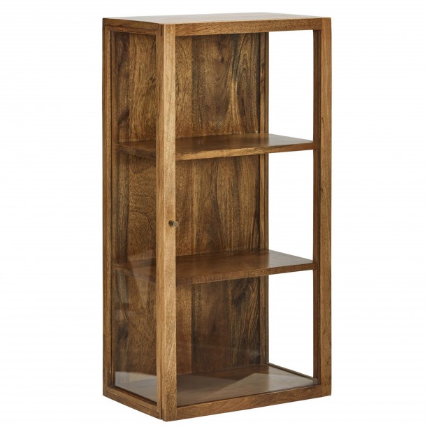 Wooden display case h 80 cm