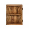 Vitrine en bois h 51 cm