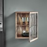 Vitrine en bois h 51 cm