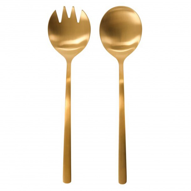 Salad servers Golden