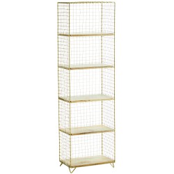 Rack shelf in wire 5 tiers