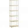 Rack shelf in wire 5 tiers