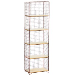 Rack shelf in wire 5 tiers