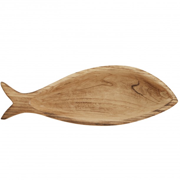 Fish wooden tray 38cm