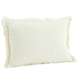 Housse de coussin matelassée 30 x 50 cm