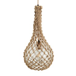 Suspension filet en jute h 50 cm