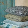 Housse de coussin Ikat menthe