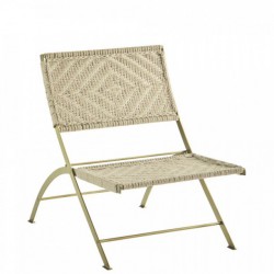 Chaise en macramé