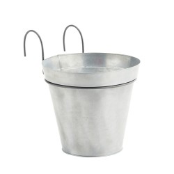 Pot suspendu rond dia 21 cm - Silver