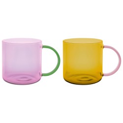 Mug en verre Fred lot de 2