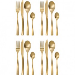 Assortiment de couverts Golden set de 16