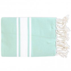 Fouta Flat Weaving Bleu Aqua